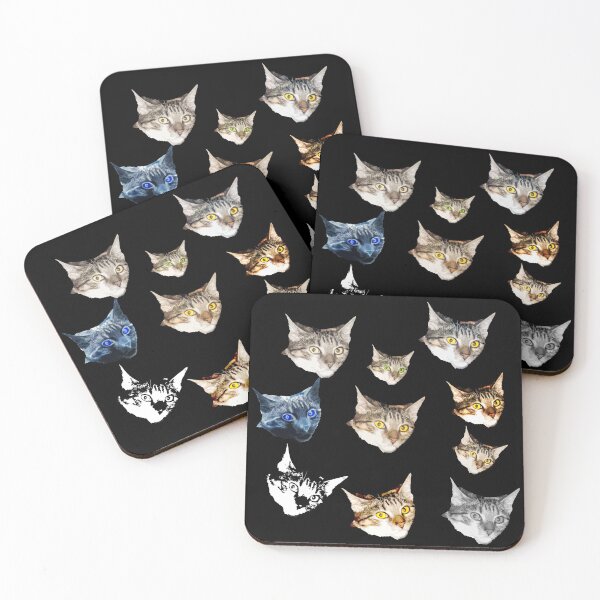 Item preview, cats heads designed and sold by ricobarinas.