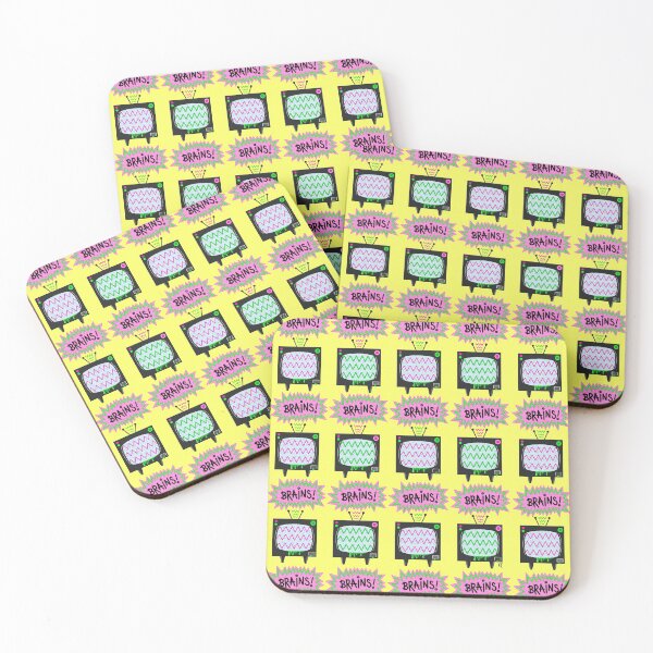Item preview, Zombie TV multi pattern designed and sold by Kirsty Finnigan.