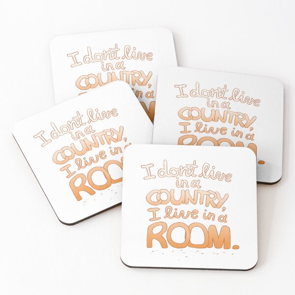 Item preview, I don't Live in a Country, I Live in a Room. designed and sold by Dog-head.