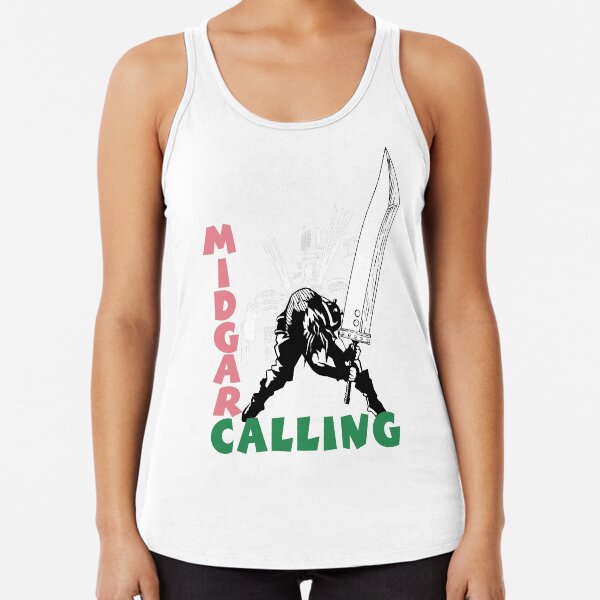 Midgar Calling Racerback Tank Top