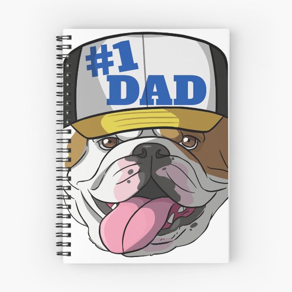 Item preview, English Bulldog #1 Dad Father's Day designed and sold by Nosek1ng.