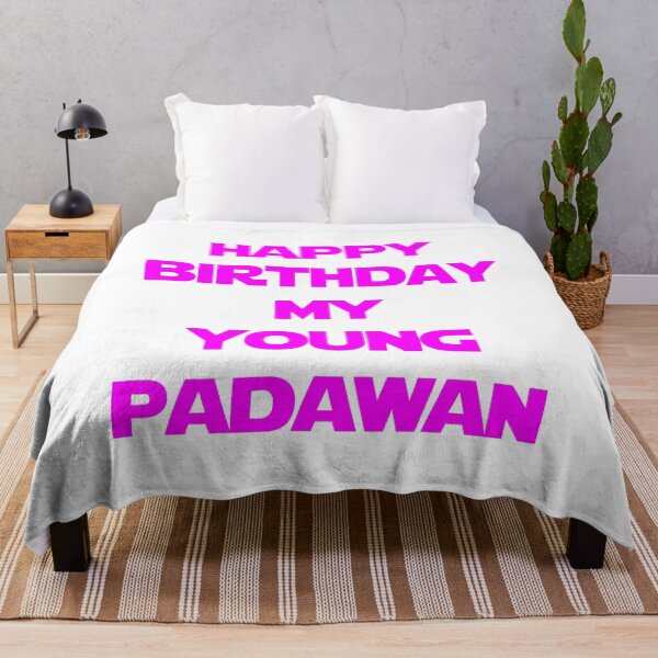 Item preview, Happy Birthday My Young Padawan (Purple) designed and sold by DafyddEm.