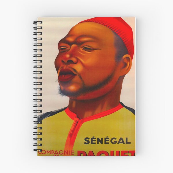 Artikelvorschau, Paquet Senegal vintage travel poster entworfen und verkauft von stickart-marek.