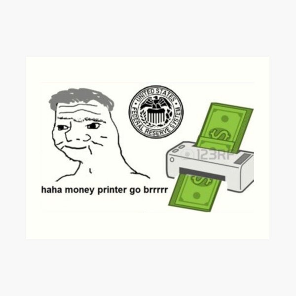 Money Printer Art Prints | Redbubble