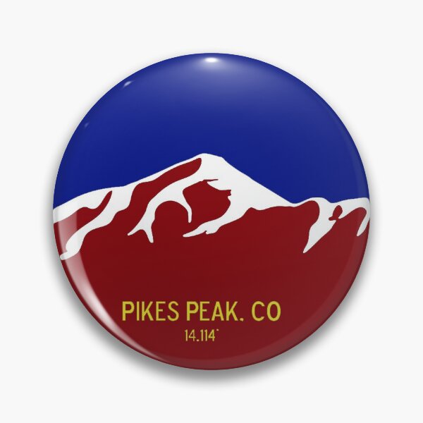 Artikelvorschau, Pikes Peak Colorado Aufkleber entworfen und verkauft von Ward Workshop Art.