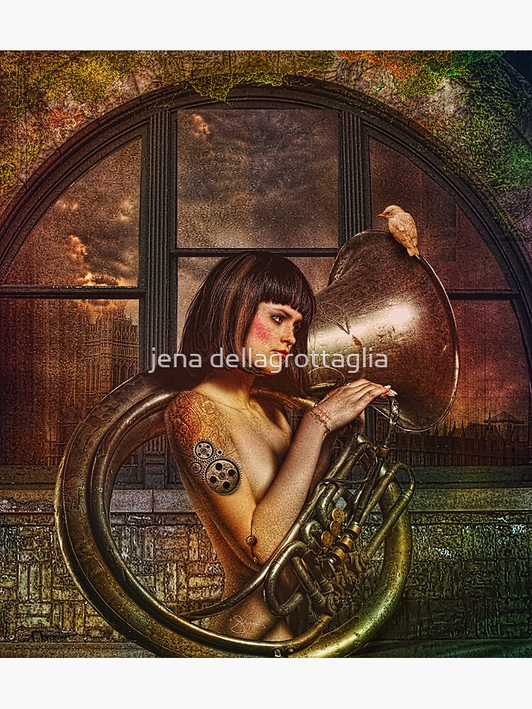 Thumbnail 3 of 3, Canvas Print, Apocalyptica designed and sold by jena dellagrottaglia.