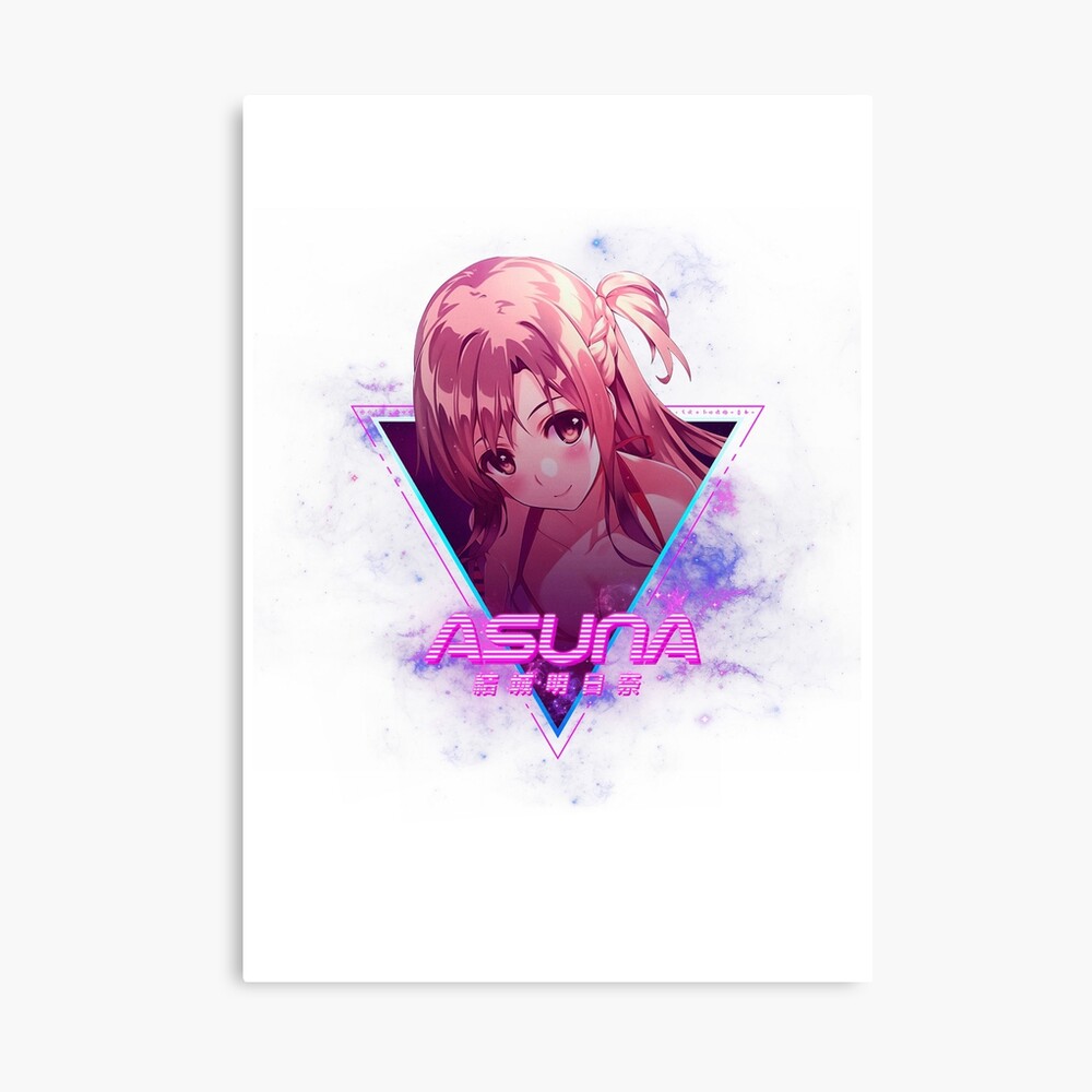 Sword Art Online Asuna 結城明日奈 Aesthetic Canvas Print By Waifu Dope Redbubble