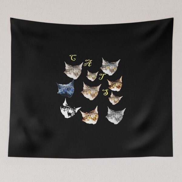Item preview, cats heads designed and sold by ricobarinas.