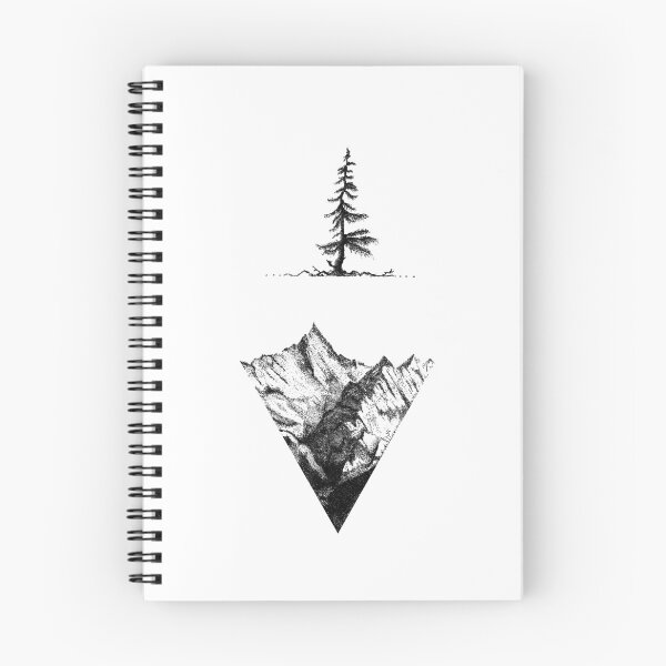 Item preview, el árbol y la montaña (triángulo) designed and sold by dotfog.
