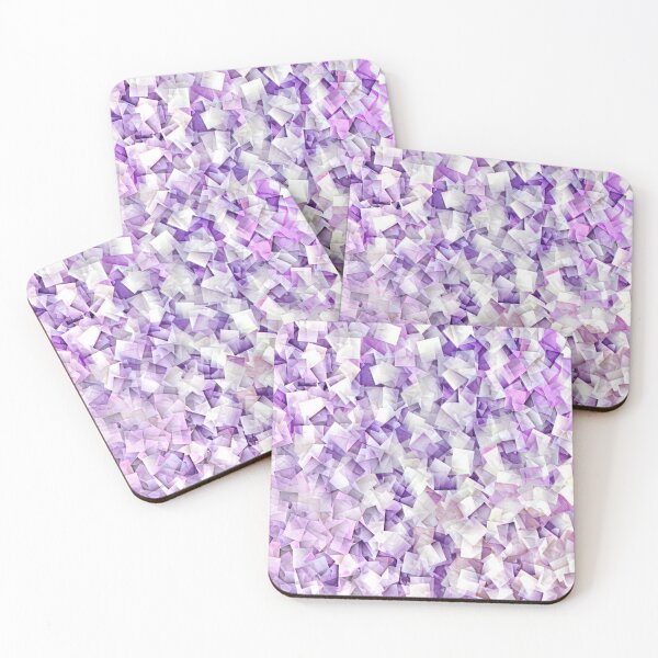 Item preview, Geometric Stacks Mini Purple designed and sold by LaurenWDesigns.