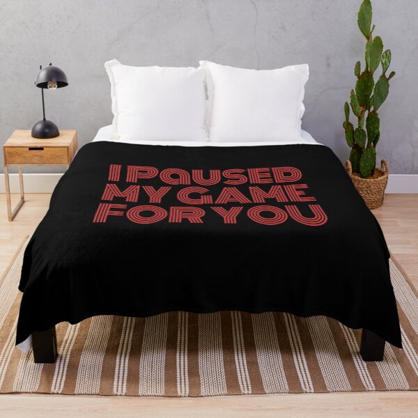 Item preview, Video Game I Paused My Game For You - Gaming Valentine's Day graphic designed and sold by RedmonsDesigns.