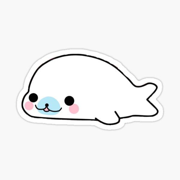 Fat Baby Seal Stickers for Sale