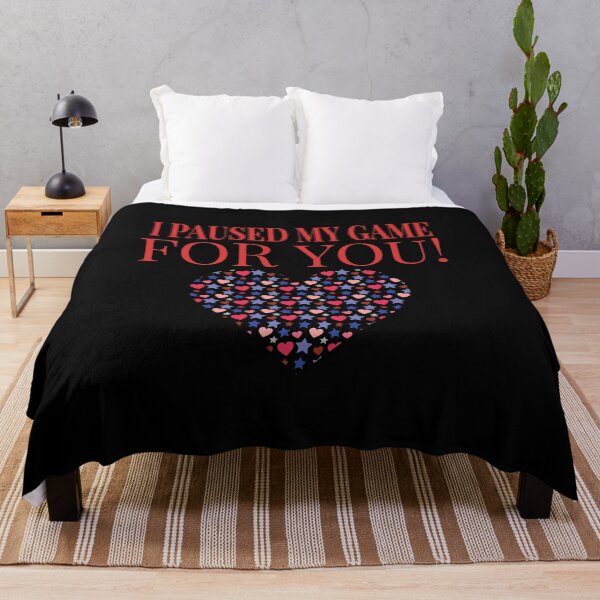 Item preview, Video Game I Paused My Game For You - Gaming Valentine's Day graphic designed and sold by RedmonsDesigns.