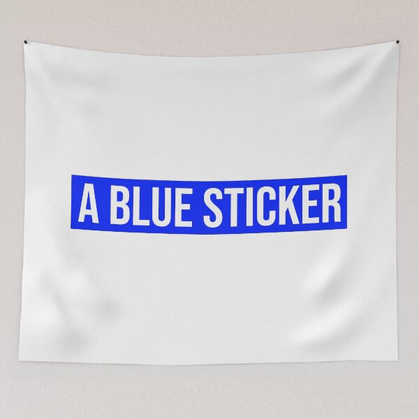Item preview, A Blue Sticker designed and sold by Anna-Mitchell.