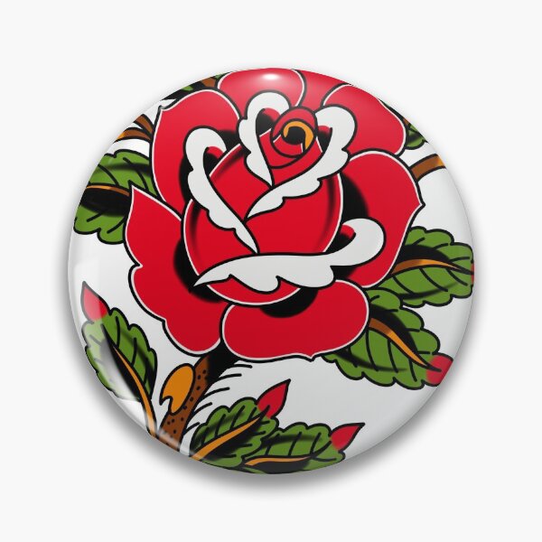 Item preview, Classic Rose Tattoo designed and sold by sinkorswim573.