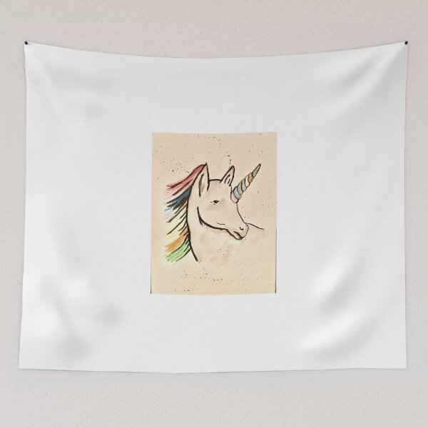Item preview, Stunning rainbow unicorn watercolour painting  designed and sold by Selenajane26.