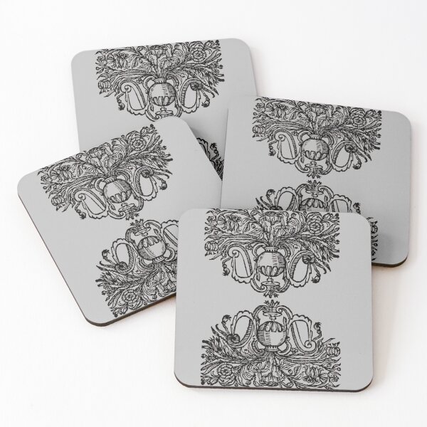 Item preview, Vintage Floral Typographic Ornament Decoration designed and sold by worldways.