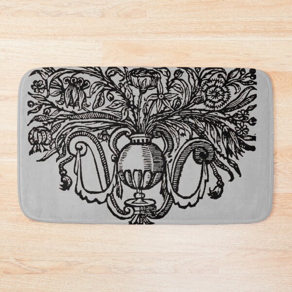Item preview, Vintage Floral Typographic Ornament Decoration designed and sold by worldways.