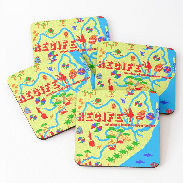 Item preview, Mapa do Recife designed and sold by milenarussell.