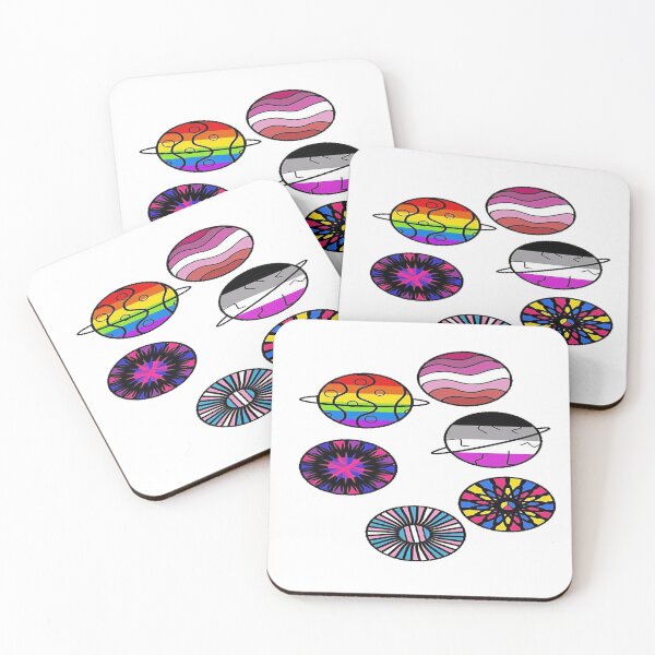 Item preview, lgbt rainbow planets designed and sold by Omeris.