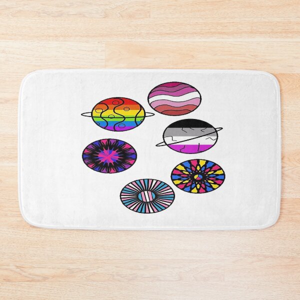 Item preview, lgbt rainbow planets designed and sold by Omeris.