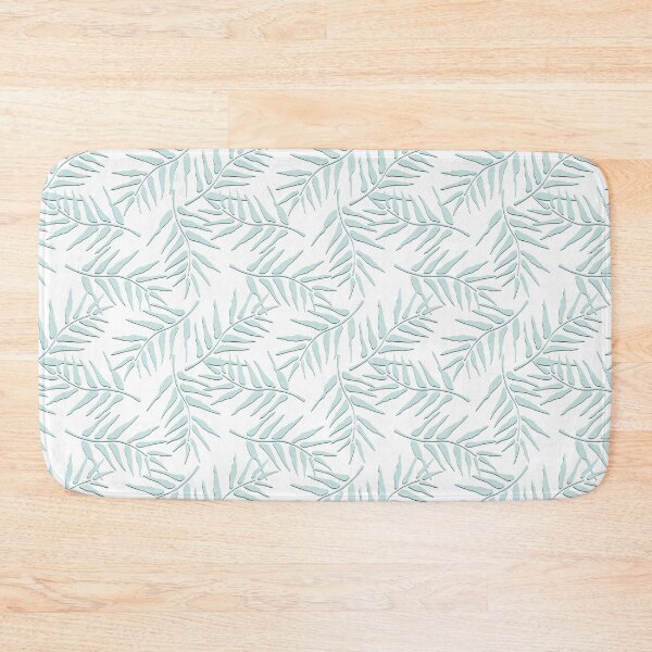 Item preview, Fern Forest Single Layer Hand Drawn by Teresa Ryan in Mint Green & White designed and sold by Teresa Ryan.