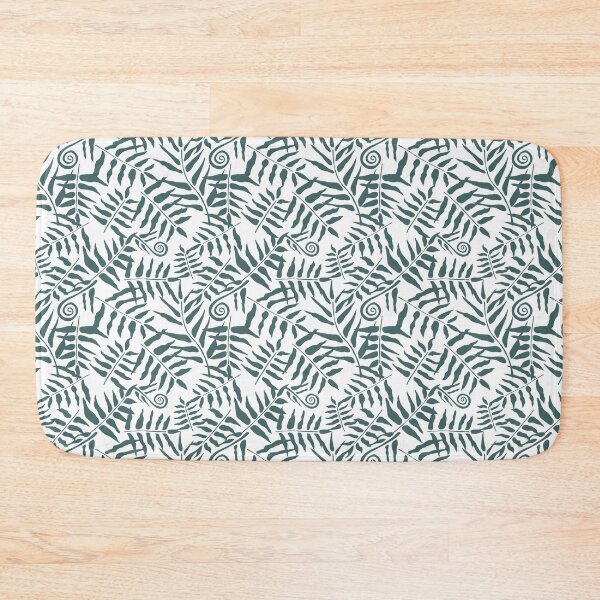 Item preview, Fern Forest Hand Drawn by Teresa Ryan in Pine Green on White designed and sold by Teresa Ryan.
