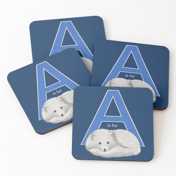 Item preview, A is for Arctic Fox designed and sold by Angele Gougeon.