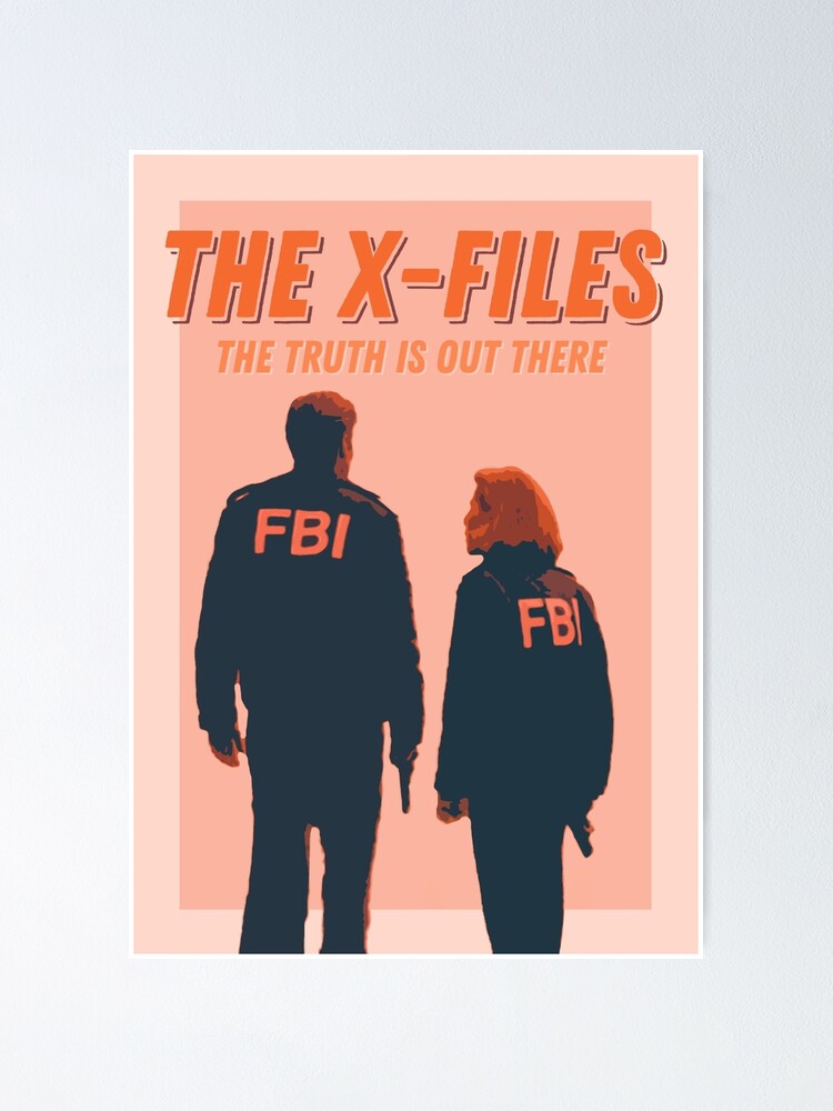 Mulder Und Scully X Files Vintage Inspiriertes Retro Poster Poster Von Scullysblazer Redbubble