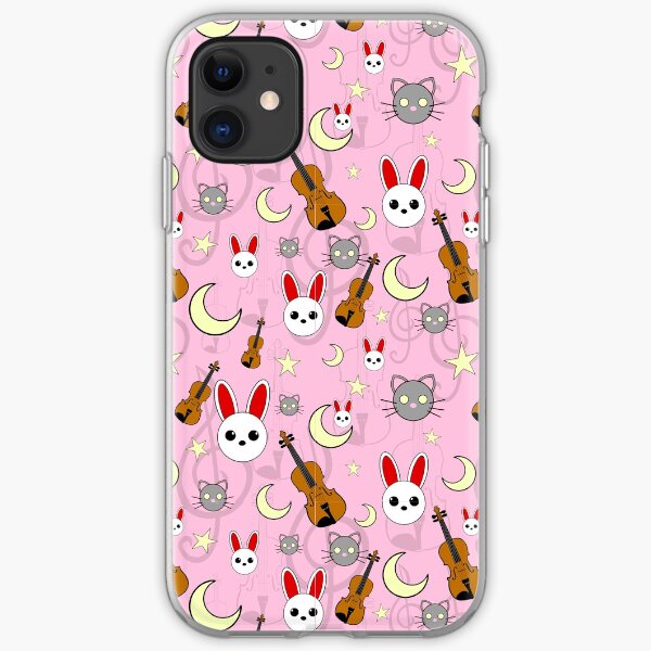 Harmony Bunny Melody Kitten Pattern iPhone Soft Case