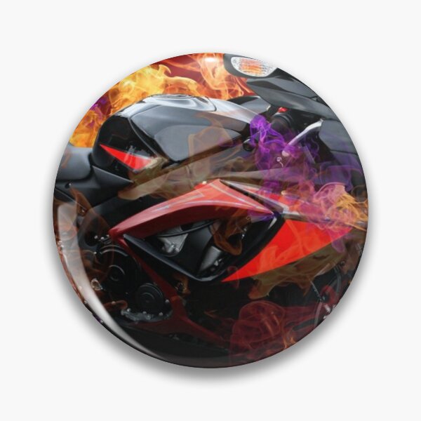 Item preview, motorcycle on fire designed and sold by mael35200.