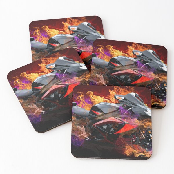 Item preview, motorcycle on fire designed and sold by mael35200.