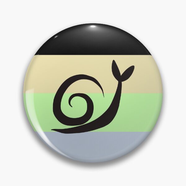 Item preview, Cassgender Minimalist Pride Snail Logo designed and sold by PrideSnails.