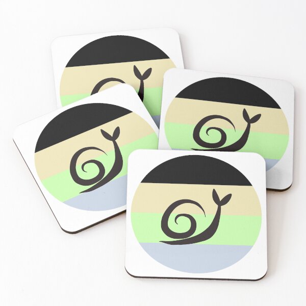 Item preview, Cassgender Minimalist Pride Snail Logo designed and sold by PrideSnails.