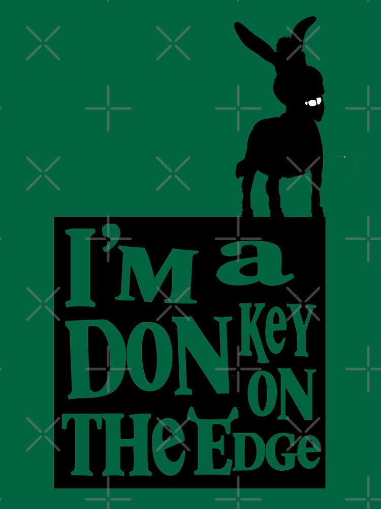 Thumbnail 7 of 7, Essential T-Shirt, I'm a donkey on the edge! designed and sold by Thundermonkey.
