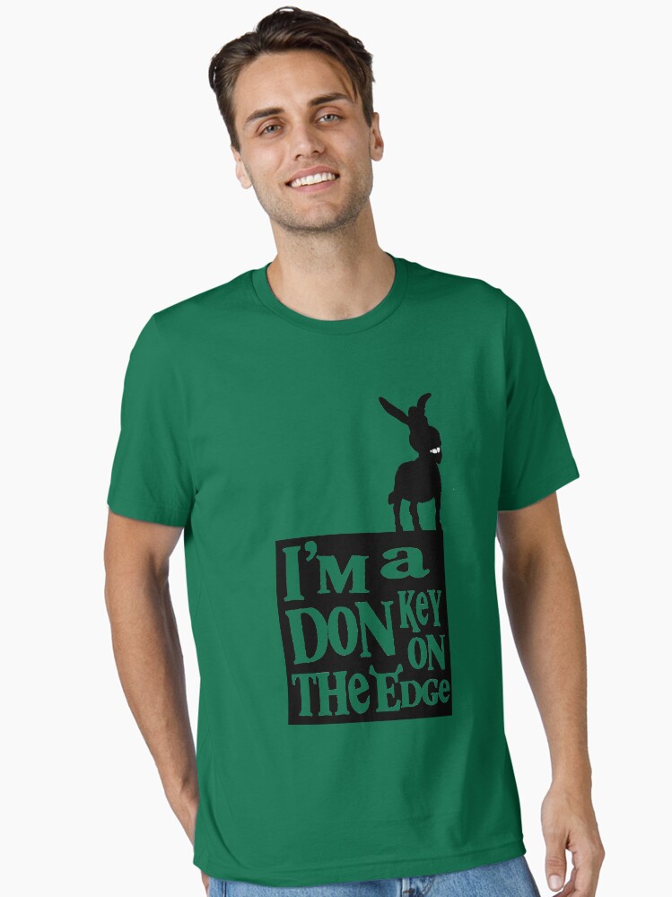 Thumbnail 2 of 7, Essential T-Shirt, I'm a donkey on the edge! designed and sold by Thundermonkey.