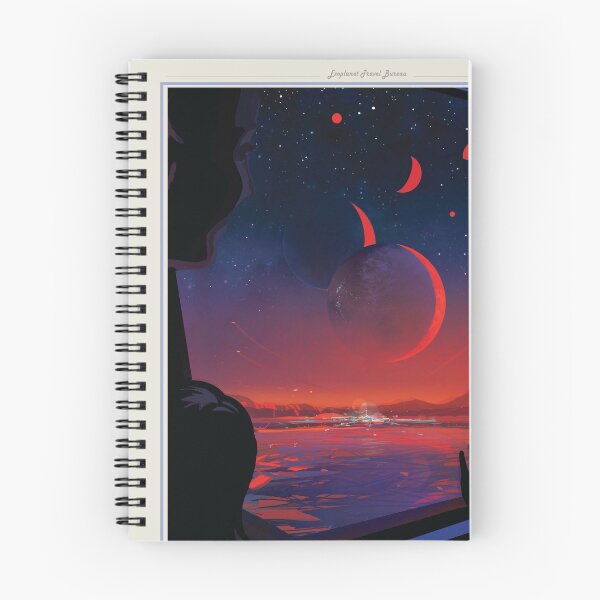 Aperçu de l'œuvre «Trappist-1e» NASA JPL «Visions of the Future» créée et vendue par Stellar-Prints.