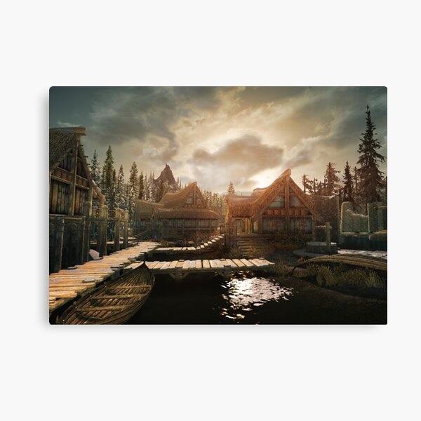 Skyrim- Morthal Canvas Print