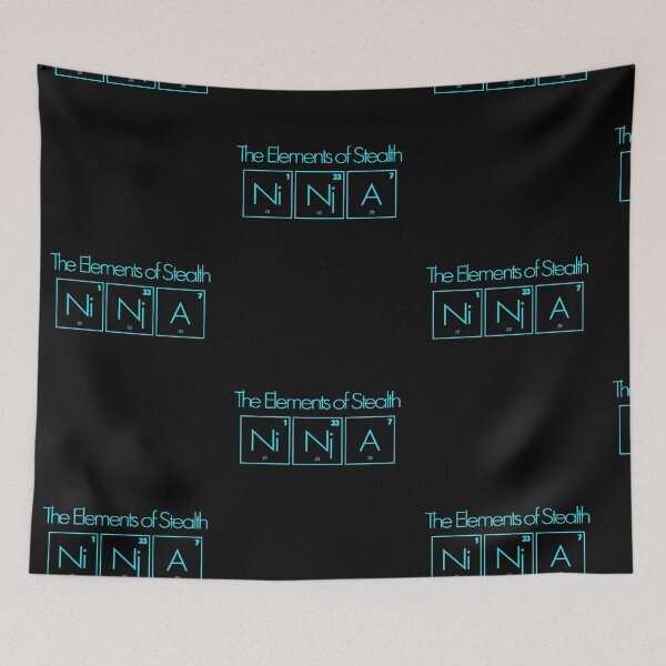 Item preview, Elements of Stealth NINJA - Sky Blue designed and sold by agsduy.