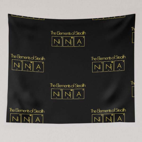 Item preview, Elements of Stealth NINJA - Yellow designed and sold by agsduy.