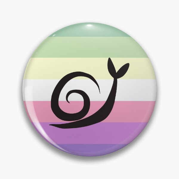 Artikelvorschau, Genderfae Minimalist Pride Snail Logo entworfen und verkauft von PrideSnails.