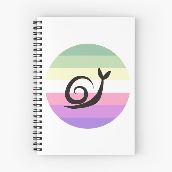 Item preview, Genderfae Minimalist Pride Snail Logo designed and sold by PrideSnails.