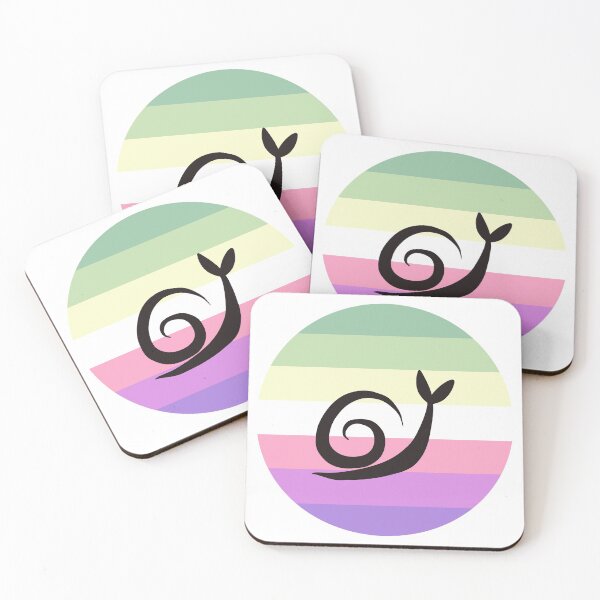 Item preview, Genderfae Minimalist Pride Snail Logo designed and sold by PrideSnails.
