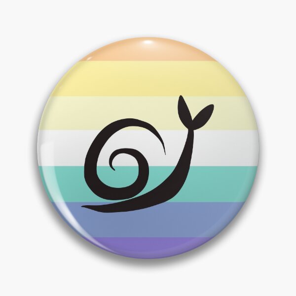 Item preview, Genderfaun Minimalist Pride Snail Logo designed and sold by PrideSnails.