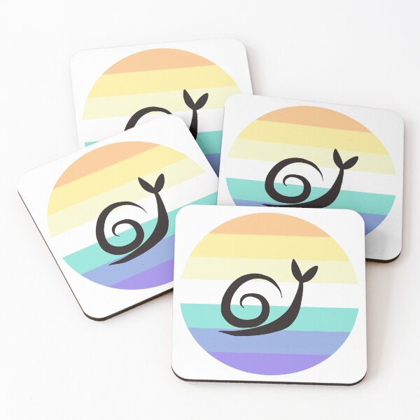 Item preview, Genderfaun Minimalist Pride Snail Logo designed and sold by PrideSnails.