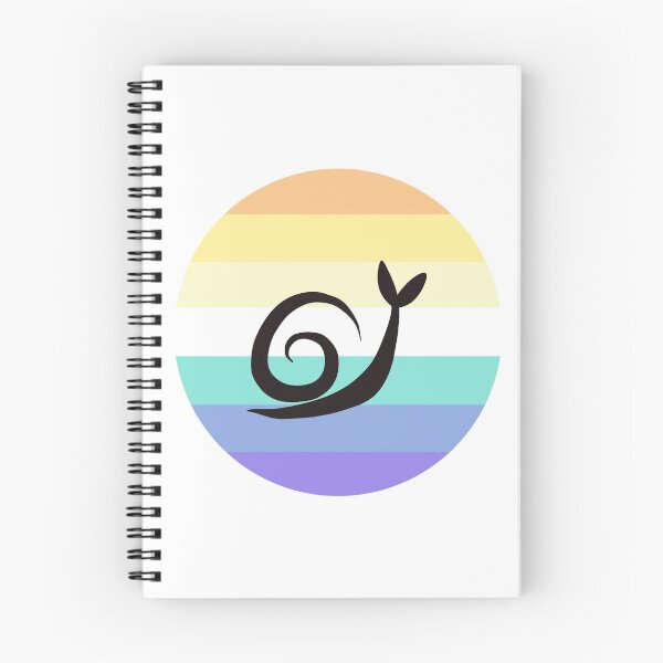 Item preview, Genderfaun Minimalist Pride Snail Logo designed and sold by PrideSnails.