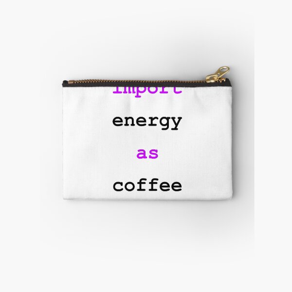 Item preview, Importar energía como bebida divertida de café Python designed and sold by mwcannon.