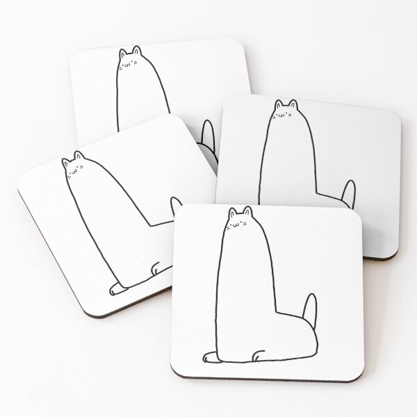 Item preview, weird cat with a really long neck designed and sold by daikon sprout.