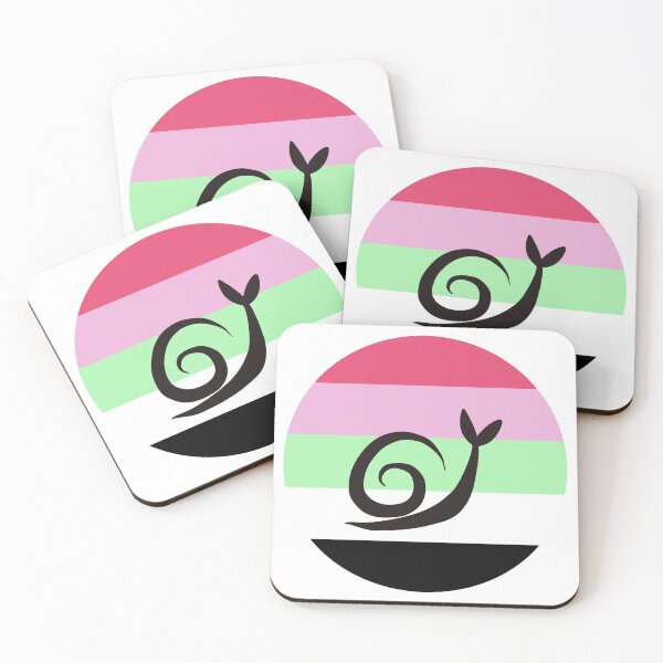 Item preview, Recipromantic Minimalist Pride Snail Logo designed and sold by PrideSnails.