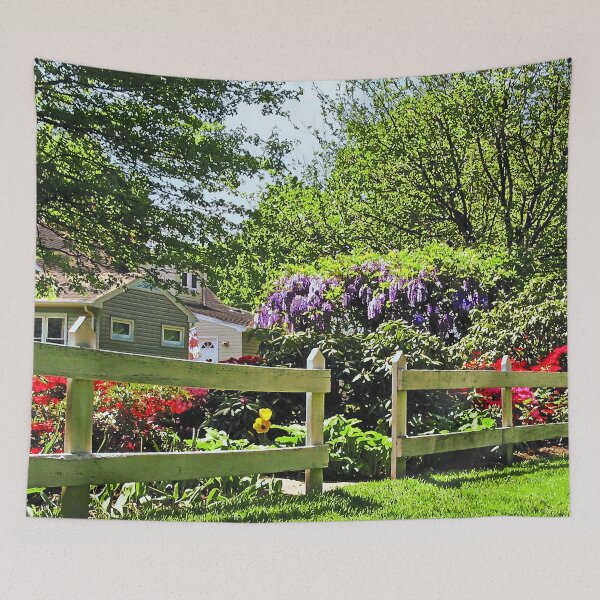 Item preview, Spring Garden With Wisteria designed and sold by Susan Savad.